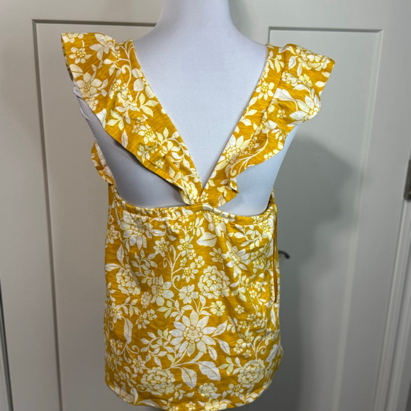 Lauren Conrad ruffle sleeve tank top NWT size large - Picture 6 of 10